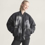 Bunda adidas x Stella Mccartney Woven Bomber Printed Black/ White M