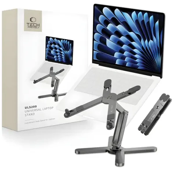 Tech-Protect ULS200 sivá / Stojan pre notebook / univerzálny / do 16"