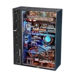 Robotime 3D mechanická skladačka guličkovej dráhy Mesto minulosti