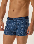 Pánske boxerky 3PACK Jarl 41930-MLC Jeans Blue Pattern - Henderson L modrá mix