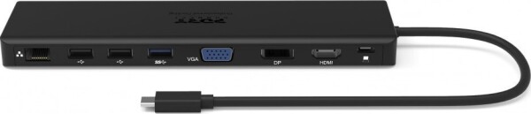 PORT CONNECT Dokovacia stanica 11v1 / 1x USB-C 3.1 / 2x USB-A 3.0 / 2x USB-A 2.0 / 1x DisplayPort / 1x HDMI / 1x VGA / 1x (901906-W)