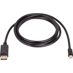 Akyga prepojovací kábel Konektor DisplayPort, Mini DisplayPort konektory 1.8 m čierna AK-AV-15 Kábel DisplayPort; AK-AV-15