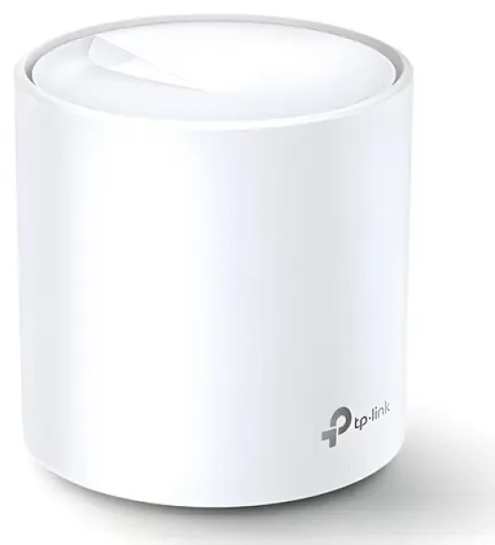 TP-LINK Deco X60 (1-pack) / WiFi 6 systém MESH AX3000 / Dual-band / 2.4GHz - 574Mbps / 5GHz - 2402Mbps / 2x GLAN (DECO X60(1-PACK))