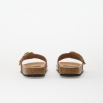 Birkenstock Madrid Big Buckle Natural Leather Patent Women High-Shine New Beige 39