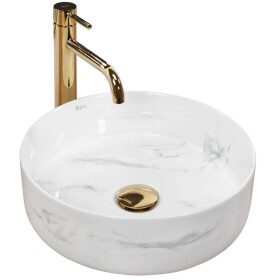 REA - Umývadlo na dosku Sami Nature Marble REA-U6606