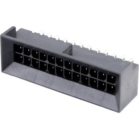 Molex vstavaná pinová lišta (štandardná) Počet pólov 24 Raster (rozteč): 3 mm 444282401 1 ks Tray; 444282401