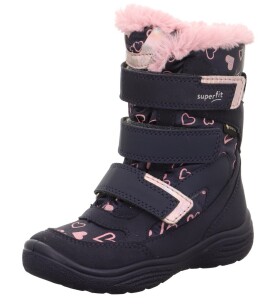 Dievčenské zimné topánky CRYSTAL Blue/Pink Gore-Tex, Superfit,1-009090-8020 - 32