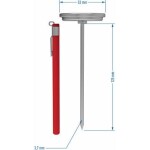Teplomer pre šunkovar 1,5 kg rozsah teplomera 0–120 °C - BIOWIN - BIOWIN