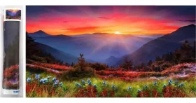 Norimpex Diamantové maľovanie Západ slnka v horách 30x40 cm (1009024)