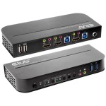 CLUB3D CSV-1382 sieťový prepínač - switch čierna / HDMI / HDCP / HDR / podpora IR ovládača (CSV-1382)