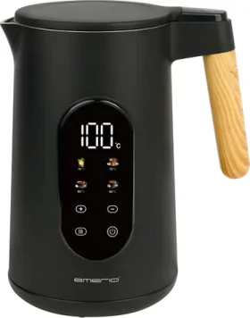 Emerio WK-132230 čierna / Rýchlovarná kanvica / 2200 W / 1.7 l / sklo (WK-132230)