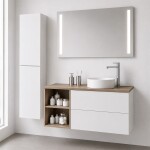 Mereo Aira, kúpeľňová skrinka 80 cm, biela CN711SN