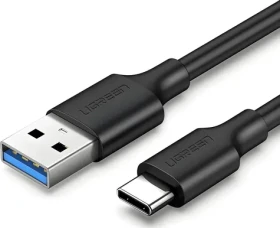 Ugreen čierna / Dátový kábel / USB-A - USB-C / 1 m (20882)