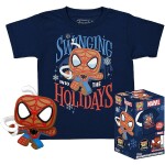 Funko Pocket POP! & Tee: Marvel - Spider-Man (Gingerbread) detské XL