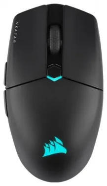 Corsair Katar Elite čierna / Bezdrôtová herná myš / 26000 DPI / 6 tlačidiel / BT / 2.4GHz / 1.8 m (CH-931C111-EU)