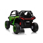 Mamido Mamido Elektrické autíčko Buggy UTV KCK 4x4 zelené 24V | 800W | 50 kg | EVA | LED | 2,4 Ghz | ECO koža