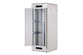 Digitus Unique 42U šedá / Stojanový rozvádzač / 19" / 800x1000mm / nosnosť 800kg / sklenené dvere (DN-19 42U-8/10-1)