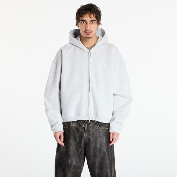 Mikina REPRESENT Initial Boxy Zip Hoodie UNISEX Ice Grey Marl XXL