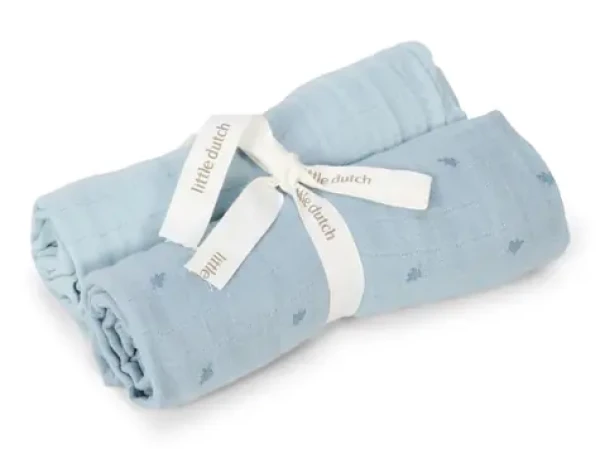Little Dutch Plienky 70x70cm Pure Denim Blue (TE51845042LD)
