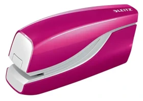 Leitz NeXXt Wow 5566 metalická ružová / Elektrická zošívačka / Kapacita 10 listov / Batériové napájanie (55661023)