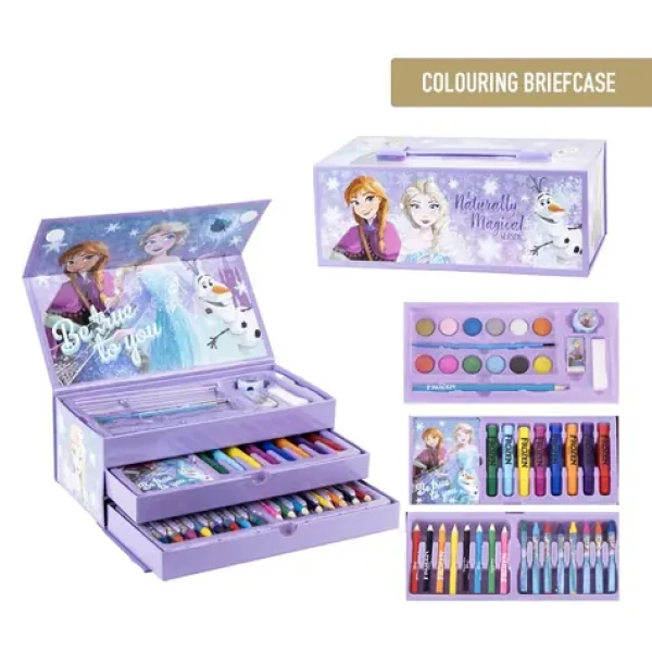 Cerdá Colouring Stationery set Briefcase Frozen - sada výtvarných potrieb (10200719)