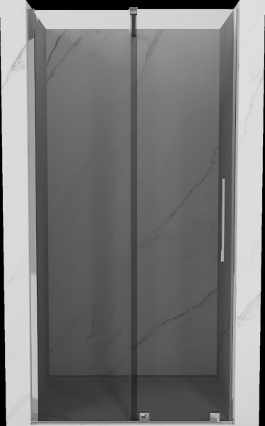 MEXEN/S - Velár posuvné sprchové dvere 100, grafit, chróm 871-100-000-41-01