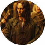 Jedlý papier Pán prsteňov Aragorn s bojovníkmi 19,5 cm - Pictu Hap - Pictu Hap