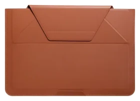 MOFT Carry Sleeve 14" hnedá / Puzdro pre notebook / so stojanom / PU koža / 2 uhly náklonu (MB002-1-13B-BN)