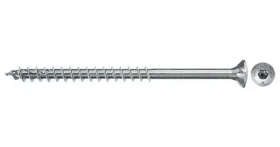 Fischer Power-Fast II 5,0x40 / Skrutka do drevotriesky / zápustná hlava TX / celý závit / biely zinok / 200 ks (670372)