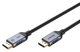 Unitek Kábel DisplayPort 1.4 čierna / Kábel DisplayPort / 8K/60Hz / 4K/240Hz / 5 m / 32,4 Gbit/s (C1628GY01-5M)