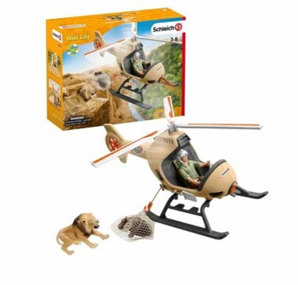 Schleich Wild Life 42476 Záchranný vrtuľník pre zvieratá