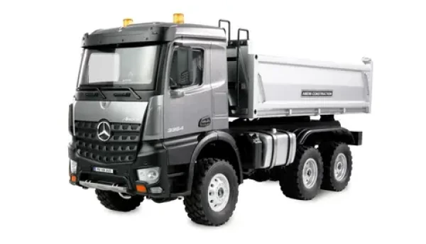 AMEWI RC auto Mercedes Benz Arocs Kipper 6x6 antracitová