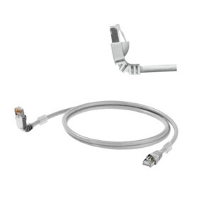 Weidmüller 1248280010 RJ45 sieťové káble, prepojovacie káble CAT 6A S/FTP 1.00 m sivá UL certifikácia 1 ks; 1248280010
