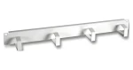 EFB 699995 šedá / Káblový organizér / 1U / 19" / oceľ / 4 káblové oká (699995)
