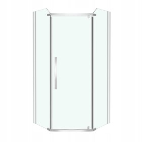 KERRA - Sprchová kabína päťuholníková Glasgow Plus 90x90 5907548112453