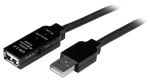 StarTech Aktívny predlžovací kábel USB 2.0 čierna / Kábel USB / AM - AF / 10 m (USB2AAEXT10M)