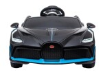 Mamido Detské elektrické autíčko Bugatti Divo lakované čierne