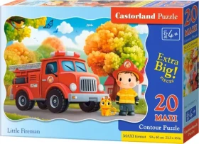 Castorland 02467-1 Puzzle Malý hasič MAXI