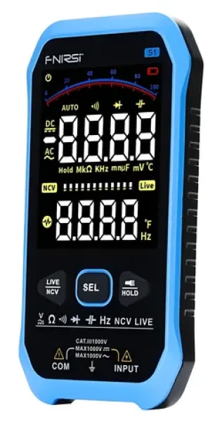 FNIRSI S1 / Digitálny multimeter / True RMS / NCV / USB-C (FNIRSI S1)