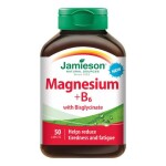 JAMIESON Horčík + vitamín B6 s bisglycinátom a vitamínmi B1 a B12 50 tabliet