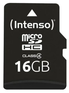 INTENSO microSD 16GB / Pamäťová karta / microSDHC / Class 4 / SD adaptér (3403470)
