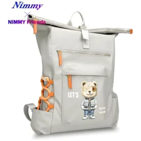 Nimmy CoolCute 2.0 Bear sivá / Batoh / na notebook / silikón (N-KM-DNBB-011)