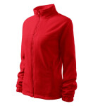Bunda fleece dámska červená XL