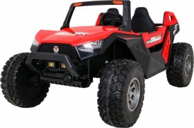 Joko Elektrické autíčko BUGGY 4x4 Clash FM rádio Kožené sedadlo penové kolesá červená