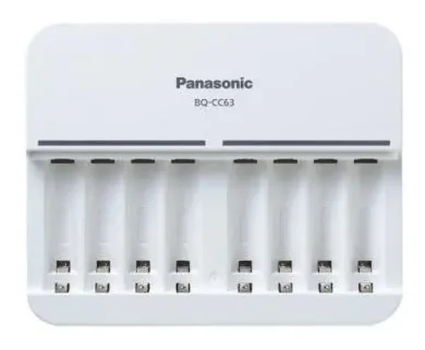 Panasonic BQ-CC63E Eneloop SMART nabíjačka / pre AA x 1-8 Batérií a AAA x 1-8 Batérií (BQ-CC63E)