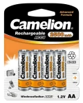 Camelion AA (R06) 2500 mAh / Nabíjacie batérie / Ni-MH / 4 ks (17025406)