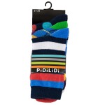 Ponožky chlapčenské - 3pack, Pidilidi, PD0128, Chlapec - 35-37