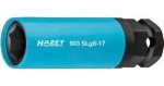 Hazet 903SLG-17 / Nástrčná hlavica na kolesá / 17 mm / šesťhranná / ochranné púzdro / pre rázové uťahovače (903SLG-17)