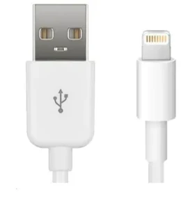 MicroConnect dátový kábel USB - Lightning / 1m / biela (LIGHTNING1)