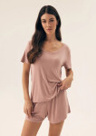 Dámske pyžamo Henderson 42409-39X XL Sv. hnědá
